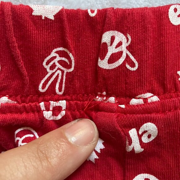 Joe Fresh Baby Shorts 18-24M Red Maple Leaf Print | Canada Day Cotton Pull-On - Picture 10 of 14